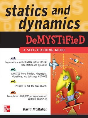 cover image of Statics and Dynamics Demystified